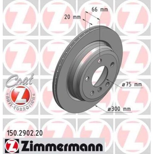 Ilustracja 150.2902.20 ZIMMERMANN TARCZA HAM./T/ BMW F30 11> (!)