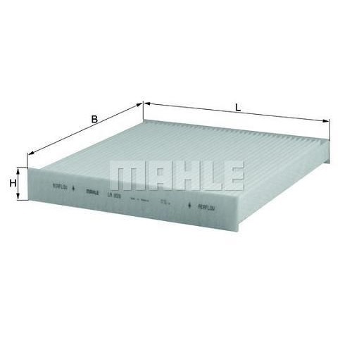 Ilustracja LA859 KNECHT FILTR KABINY FORD TRANSIT 06>