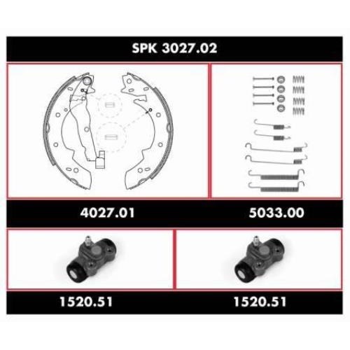 Ilustracja SPK302702 ROADHOUSE SZCZĘKI HAM./T/ PEUGEOT 405