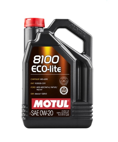 Ilustracja MOT 8100 ECO 0W20 5L MOTUL MOTUL 8100 ECO-LITE 0W20 5L