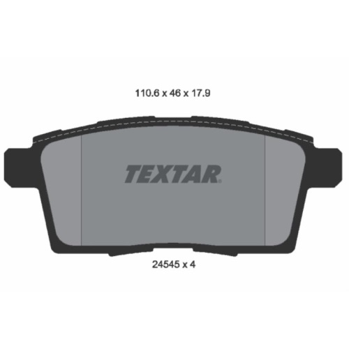 Ilustracja 2454501 TEXTAR KLOCKI HAM./T/ MAZDA CX-7,CX-9 07>